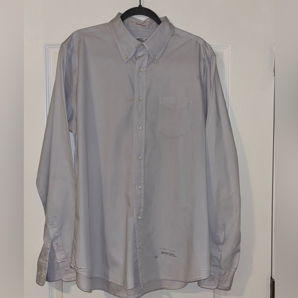 GANT RUGGER Men’s XL “Dreamy Oxford” in light blue. Rare-Discontinued style🩵